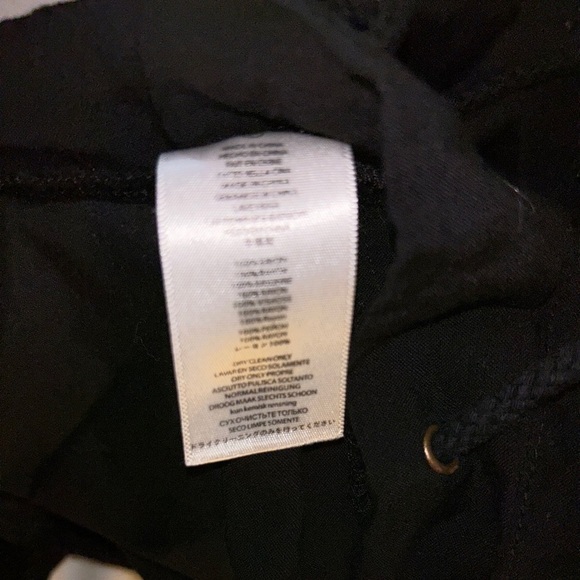 Black Michael by Michael Kors gold accoutrements pants shiny super soft cargo 👖 - Picture 15 of 16